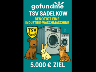Spendet auf GoFundMe für eine neue Waschmaschine!