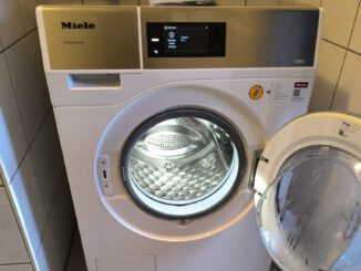 Industriewaschmaschine läuft!!