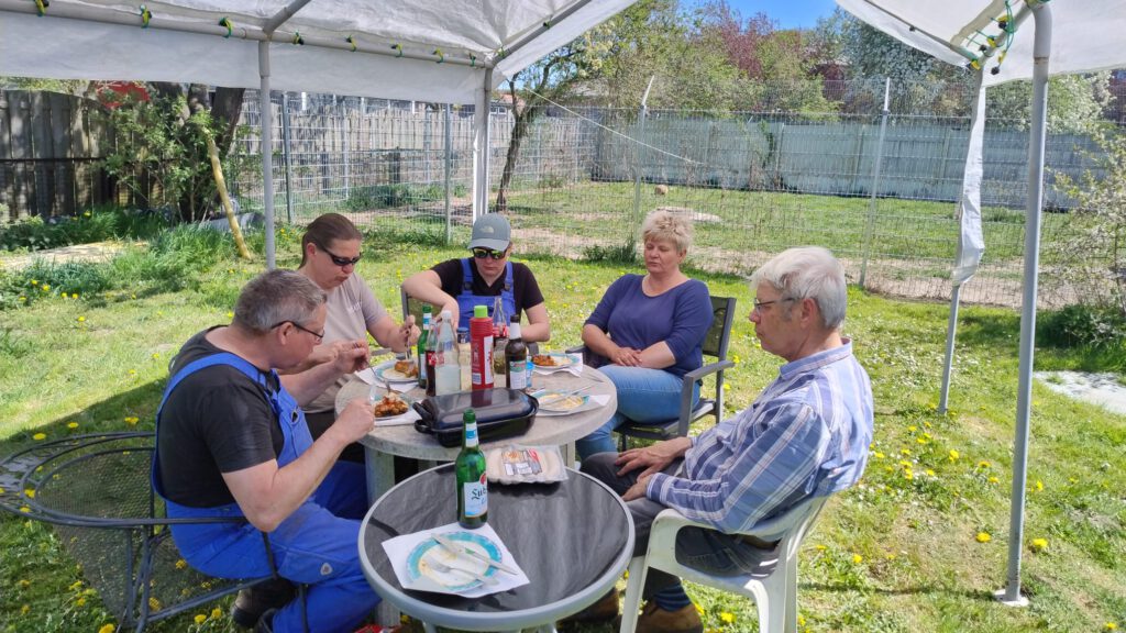 Baustofflager fertig - DANKE ans Bauteam!