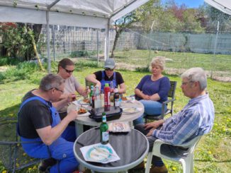 Baustofflager fertig - DANKE ans Bauteam!