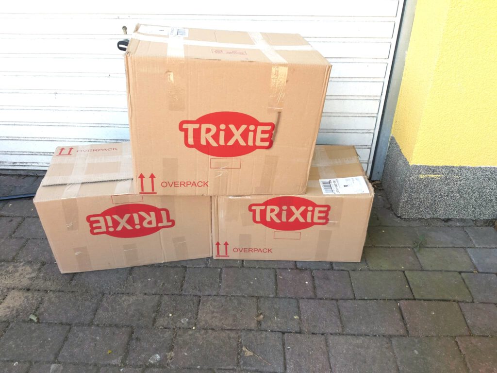 Danke Fa. Trixie für die Futterspende!