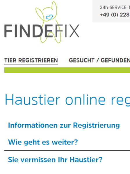 Chippe & REGISTRIER dein Tier!