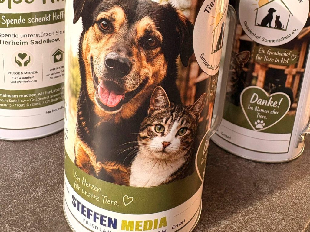 DANKE für die Spendendosen!